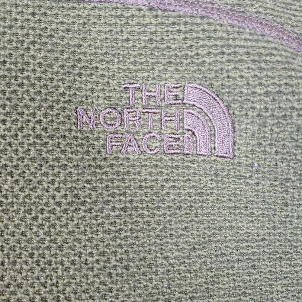 North Face 1/4 Zip Sweatshirt Mens M Green‎ Pullover Fleece Long Sleeve Gorpcore